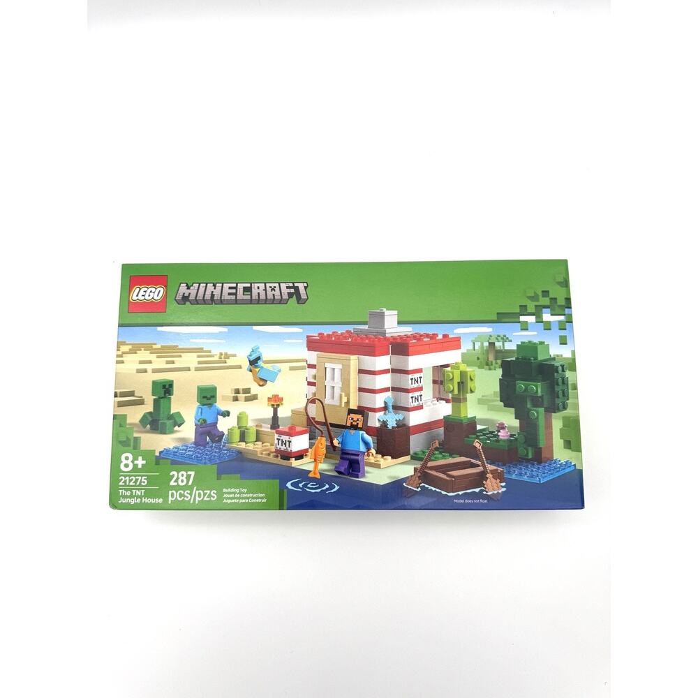 LEGO Minecraft The TNT Jungle House Building Set 21275